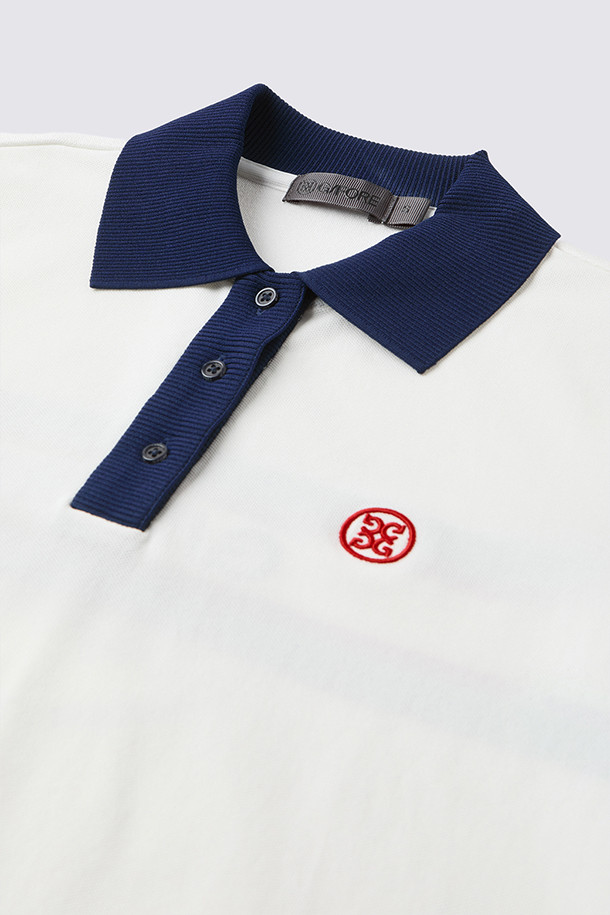 지포어-WOMEN APPAREL-KNIT HYBRID POLO (WOMEN)