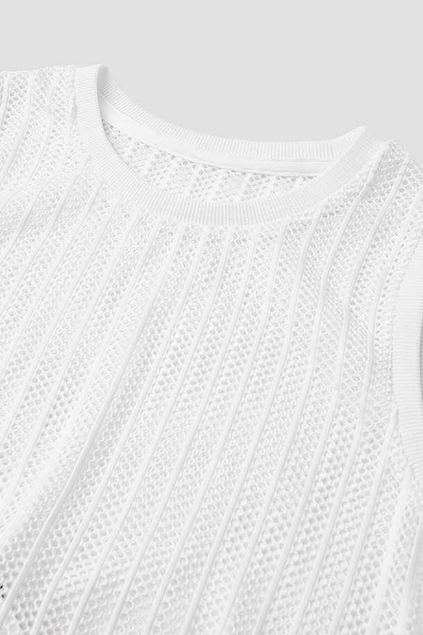 지포어-WOMEN APPAREL-MESH ROUNDNECK VEST(WOMEN)