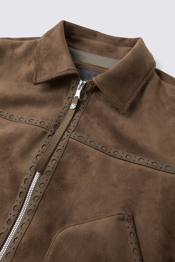 지포어-WOMEN APPAREL-SUEDE HYBRID JACKET (WOMEN)