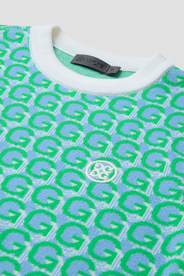 지포어-WOMEN APPAREL-PATTERN CREWNECK SWEATER(WOMEN)