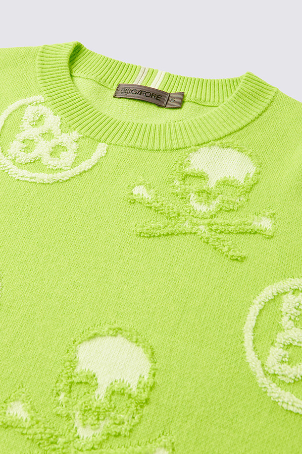 지포어-WOMEN APPAREL-JACQUARD CREWNECK SWEATER(WOMEN)