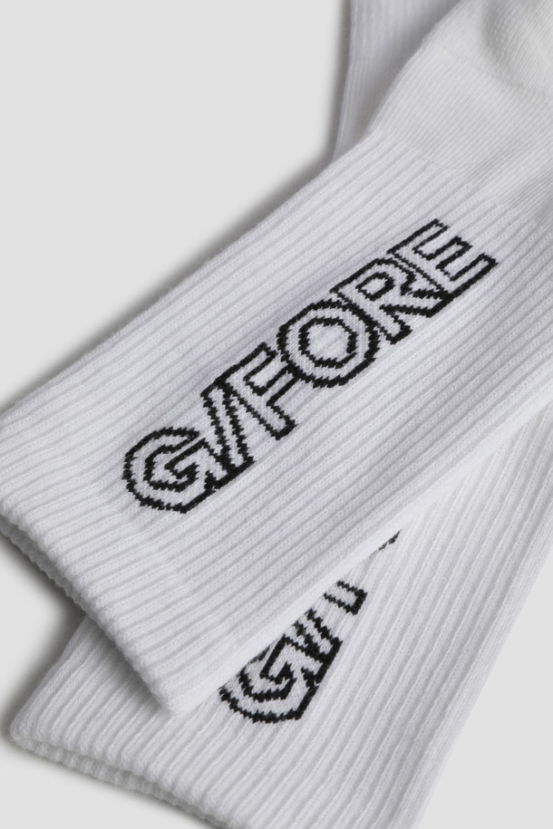 지포어-WOMEN ACCESSORIES-SLOGAN CREW SOCKS(WOMEN)