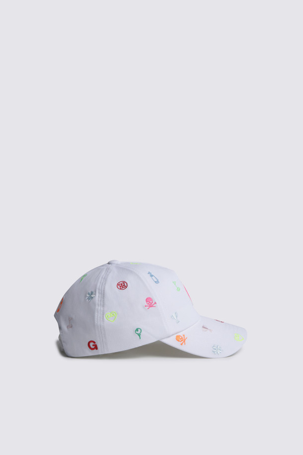 지포어-WOMEN ACCESSORIES-EMBROIDERED ICON SNAPBACK HAT(WOMEN)