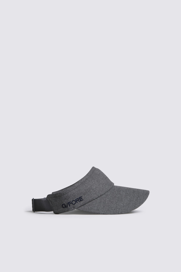 지포어-WOMEN ACCESSORIES-LINE LOGO VISOR(WOMEN)