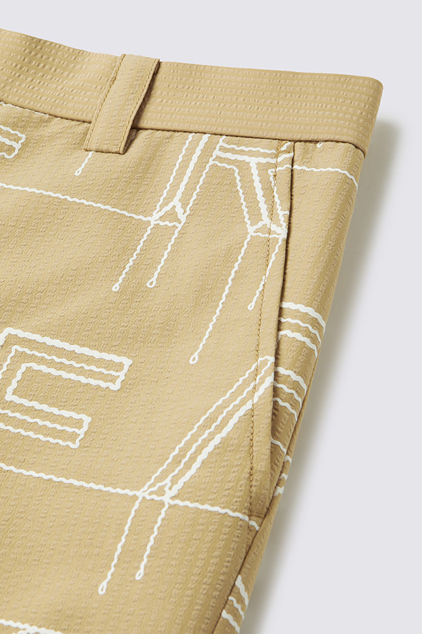 지포어-MEN APPAREL-LOGO-EMBROIDERED SHORT(MEN)