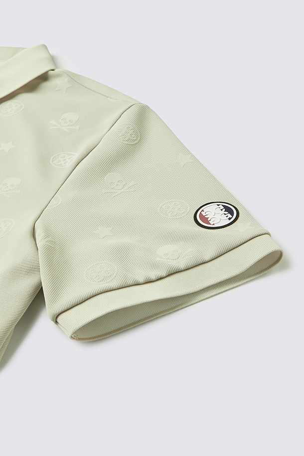 지포어-MEN APPAREL-FLOCKING PRINTED POLO(MEN)
