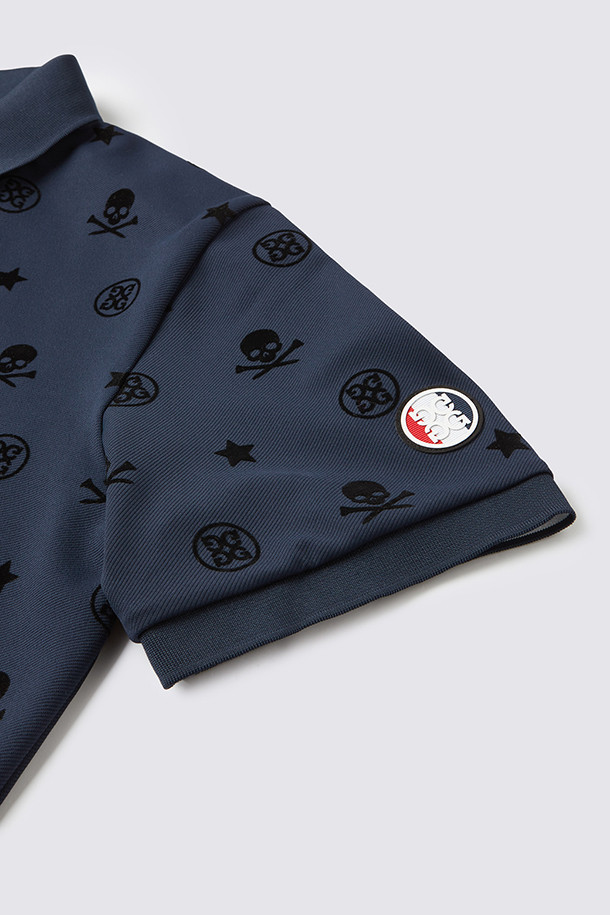 지포어-MEN APPAREL-FLOCKING PRINTED POLO(MEN)