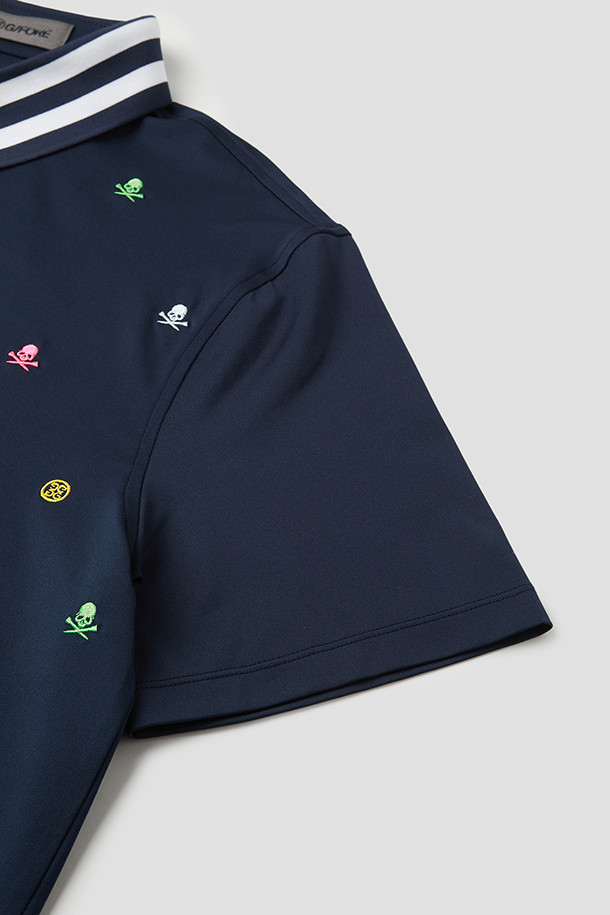 지포어-MEN APPAREL-EMBROIDERED TECH JERSEY POLO(MEN)