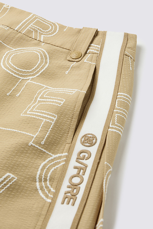 지포어-WOMEN APPAREL-PATTERNED SEERSUCKER SKIRT(WOMEN)