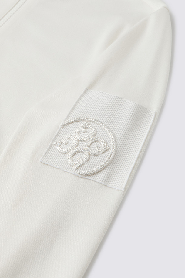 지포어-WOMEN APPAREL-LOGO HALFZIP T-SHIRT (WOMEN)
