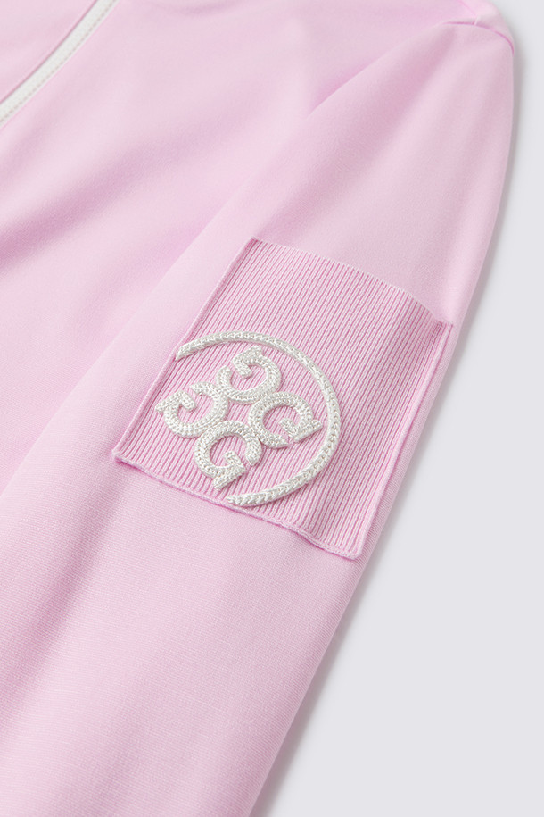 지포어-WOMEN APPAREL-LOGO HALFZIP T-SHIRT (WOMEN)