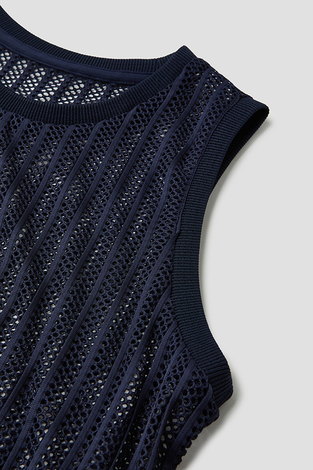 지포어-WOMEN APPAREL-MESH ROUNDNECK VEST(WOMEN)
