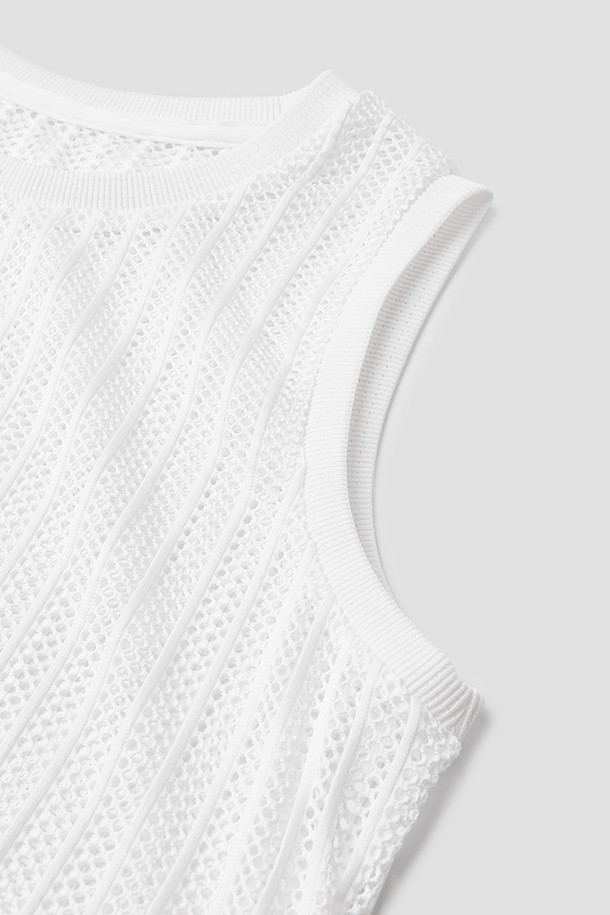 지포어-WOMEN APPAREL-MESH ROUNDNECK VEST(WOMEN)
