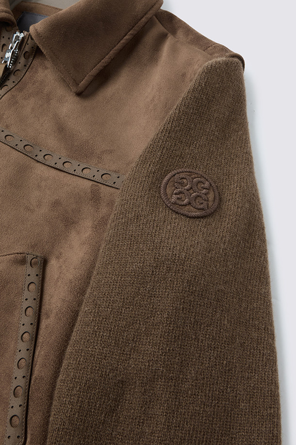 지포어-WOMEN APPAREL-SUEDE HYBRID JACKET (WOMEN)