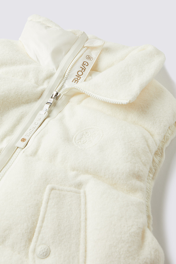 지포어-WOMEN APPAREL-BOUCLÉ DOWN VEST(WOMEN)