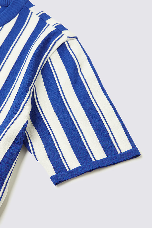 지포어-WOMEN APPAREL-STRIPE SHORT SLEEVE SWEATER(WOMEN)