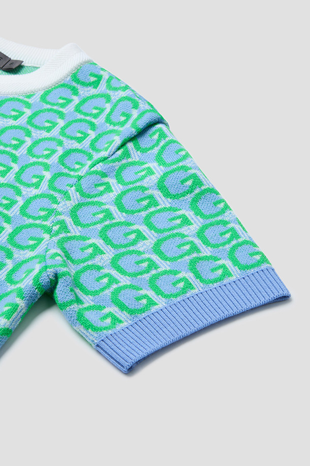 지포어-WOMEN APPAREL-PATTERN CREWNECK SWEATER(WOMEN)