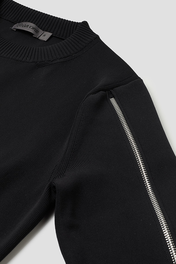 지포어-WOMEN APPAREL-ZIPPER-DETAILED SWEATER(WOMEN)