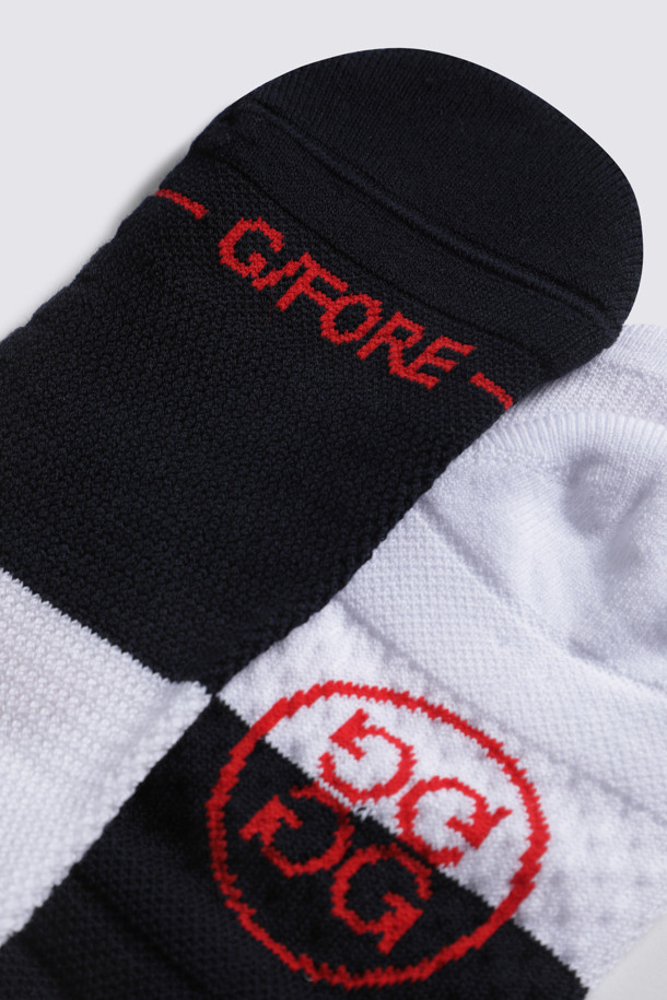 지포어-MEN ACCESSORIES-TWO TONE ANKLE SOCK(MEN)