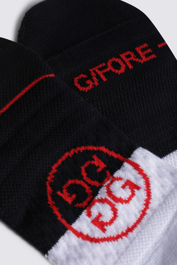 지포어-WOMEN ACCESSORIES-TWO TONE ANKLE SOCK(WOMEN)