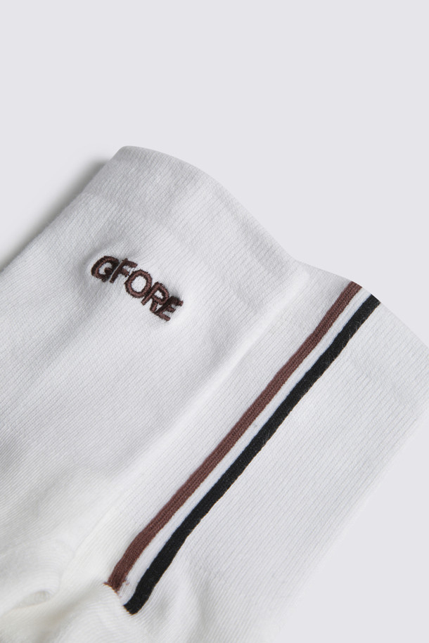 지포어-WOMEN ACCESSORIES-LONG TAPE CREW SOCKS(WOMEN)
