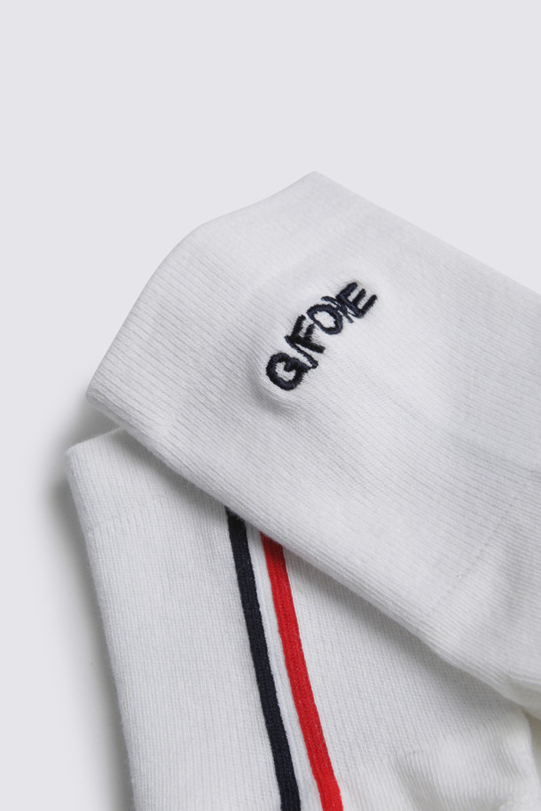 지포어-WOMEN ACCESSORIES-LONG TAPE CREW SOCKS(WOMEN)