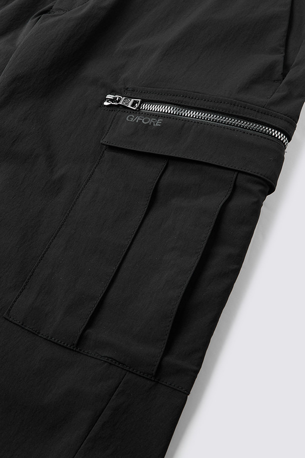 지포어-MEN APPAREL-WASHED NYLON PANTS (MEN)