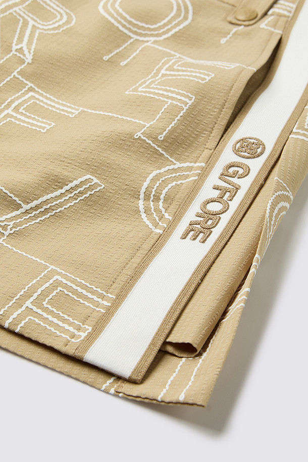지포어-WOMEN APPAREL-PATTERNED SEERSUCKER SKIRT(WOMEN)