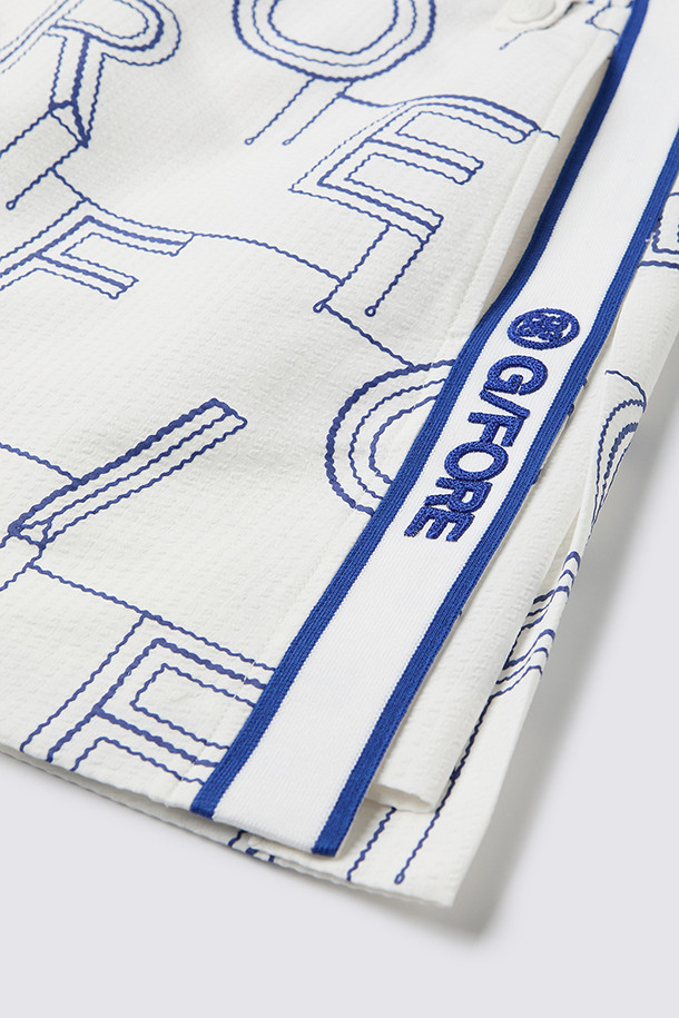 지포어-WOMEN APPAREL-PATTERNED SEERSUCKER SKIRT(WOMEN)