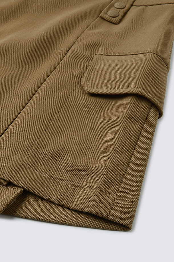 지포어-WOMEN APPAREL-TWILL A-LINE SKIRT(WOMEN)