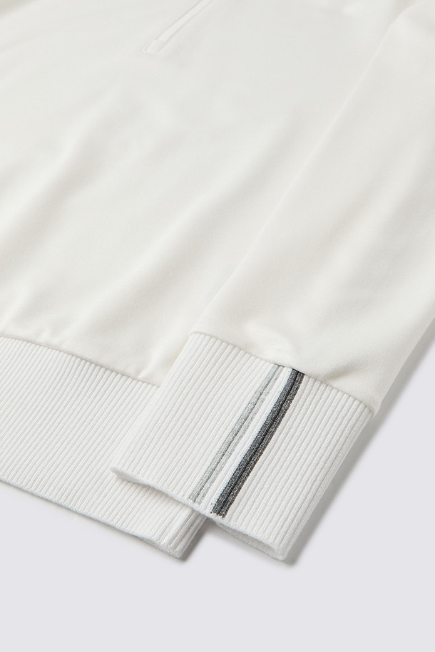 지포어-WOMEN APPAREL-LOGO HALFZIP T-SHIRT (WOMEN)