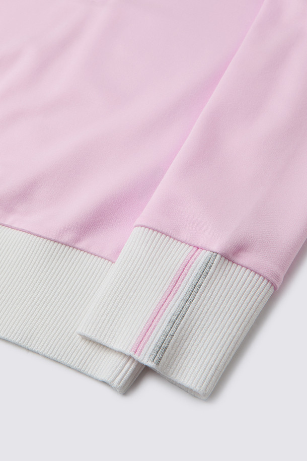 지포어-WOMEN APPAREL-LOGO HALFZIP T-SHIRT (WOMEN)