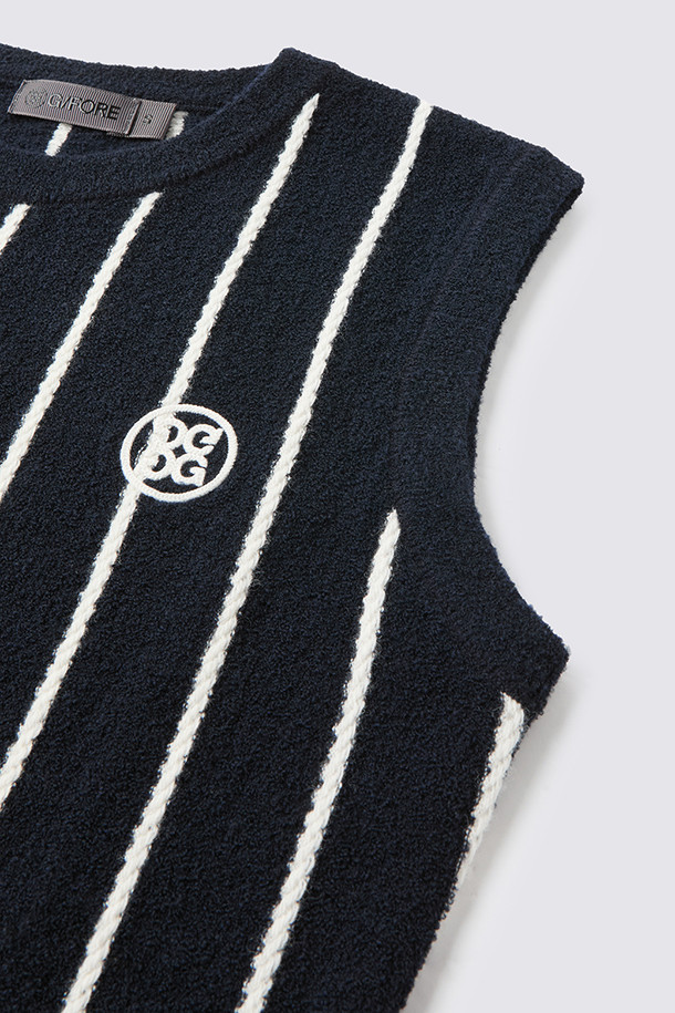 지포어-WOMEN APPAREL-CREWNECK KNITTED VEST (WOMEN)