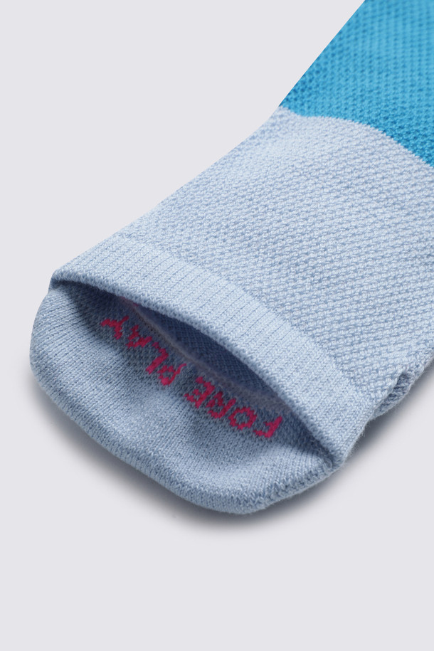 지포어-MEN ACCESSORIES-TWO TONE ANKLE SOCK(MEN)
