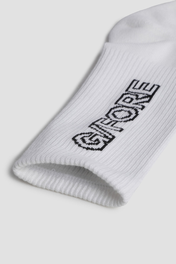 지포어-MEN ACCESSORIES-SLOGAN CREW SOCKS(MEN)