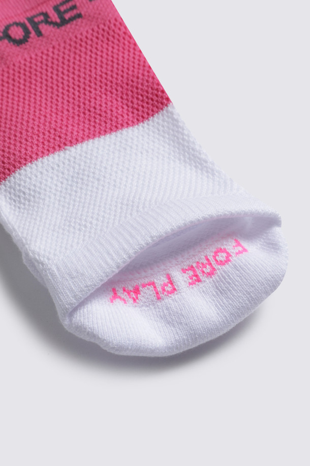 지포어-WOMEN ACCESSORIES-TWO TONE ANKLE SOCK(WOMEN)