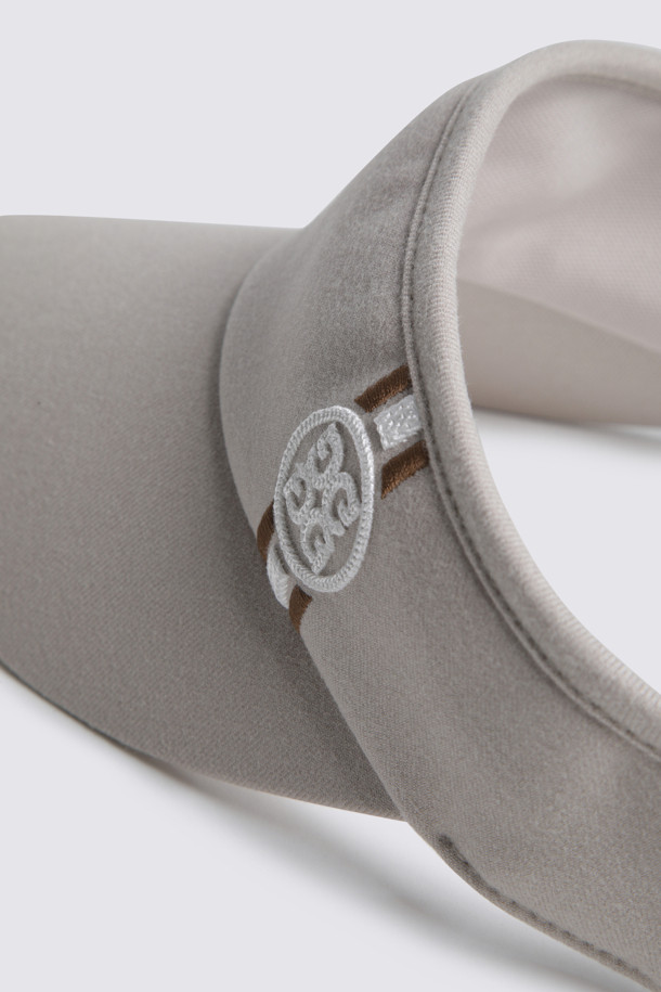 지포어-WOMEN ACCESSORIES-LINE LOGO VISOR(WOMEN)
