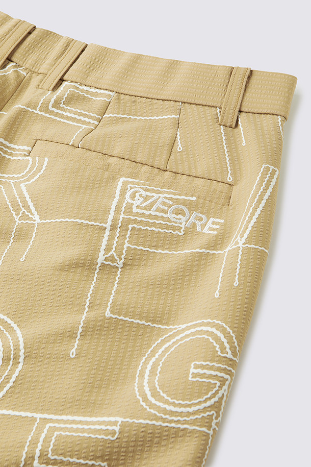 지포어-MEN APPAREL-LOGO-EMBROIDERED SHORT(MEN)