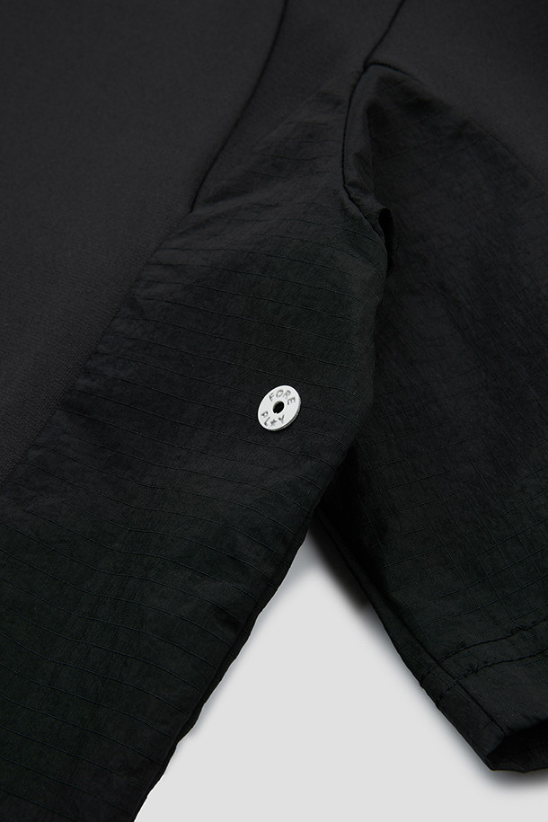 지포어-MEN APPAREL-JERSEY WOVEN HYBRID T-SHIRT(MEN)