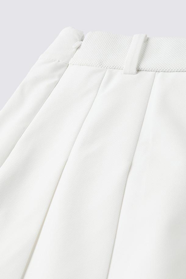 지포어-WOMEN APPAREL-SLIT PLEATED SKIRT (WOMEN)