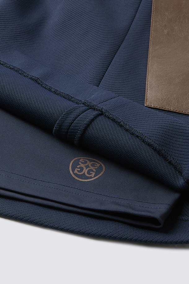 지포어-WOMEN APPAREL-LEATHER PATCH SKIRT (WOMEN)