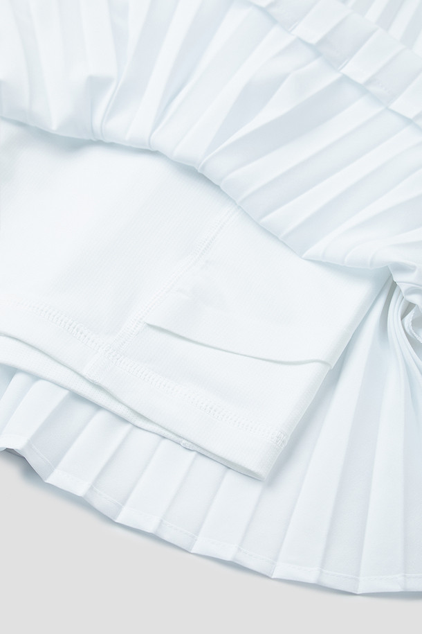 지포어-WOMEN APPAREL-OPS HIGH WAIST PLEAT SKIRT(WOMEN)