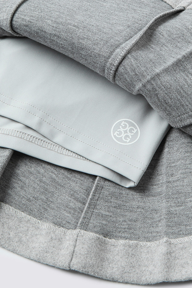 지포어-WOMEN APPAREL-WOOL PLEATED SKIRT (WOMEN)