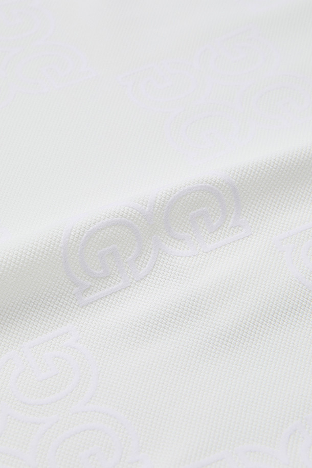 지포어-WOMEN APPAREL-FLOCKING PRINTED T-SHRIT(WOMEN)
