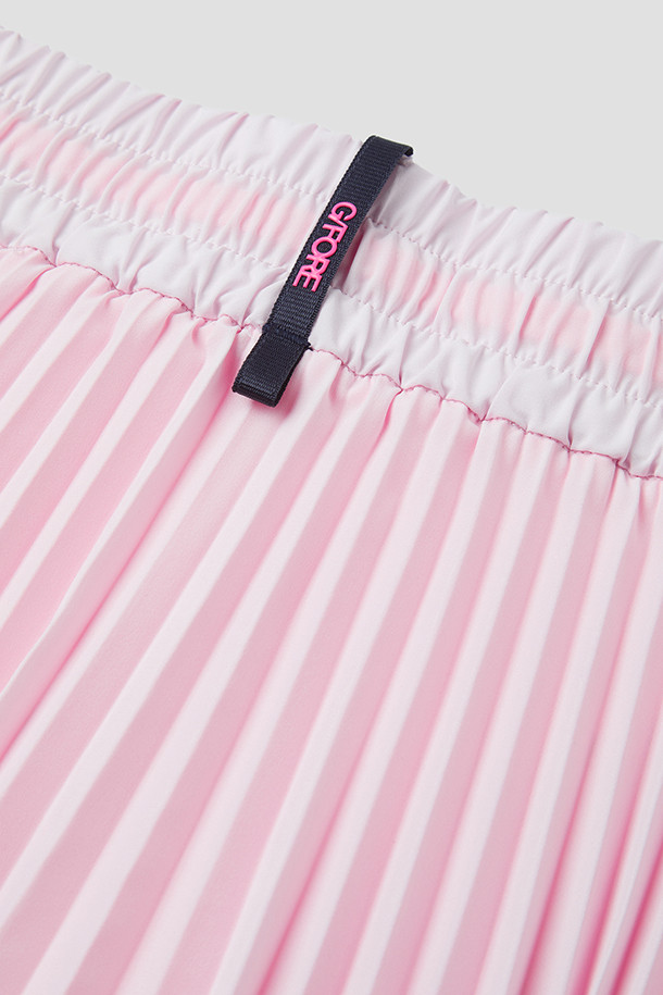 지포어-WOMEN APPAREL-OPS HIGH WAIST PLEAT SKIRT(WOMEN)