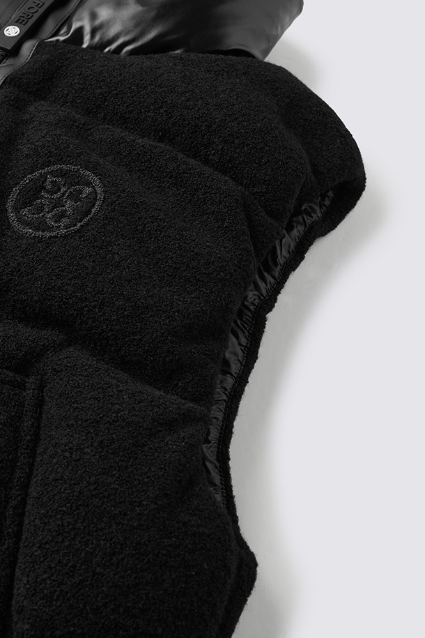 지포어-WOMEN APPAREL-BOUCLÉ DOWN VEST(WOMEN)