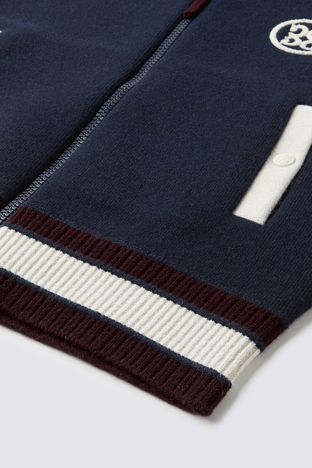 지포어-WOMEN APPAREL-VARSITY FULL ZIP SWEATER(WOMEN)