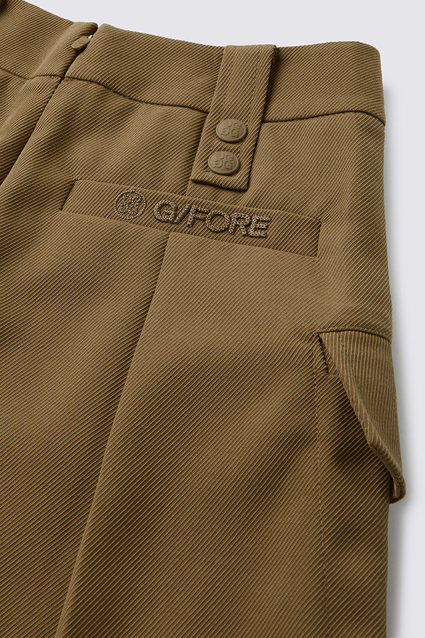 지포어-WOMEN APPAREL-TWILL A-LINE SKIRT(WOMEN)