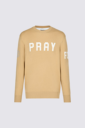 COLOUR WINDPROOF SWEATER (MEN)_BEIGE-a