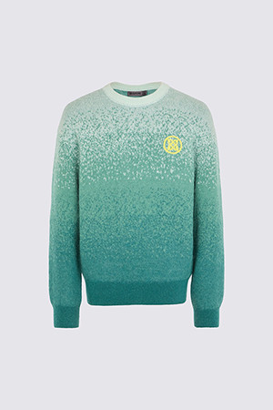 monzee x G/FORE GRADIENT PULLOVER(MEN)_GREEN-a
